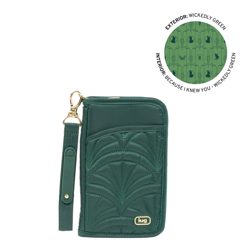 Lug - Wicked x Lug Tandem Zip RFID Wallet - Wickedly Green