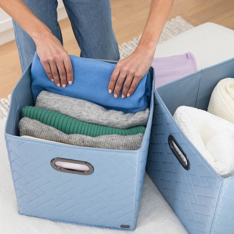 LUG - Cargo 2pc Collapsible Cube Bins Luggage & Bags HEART IKAT MULTI