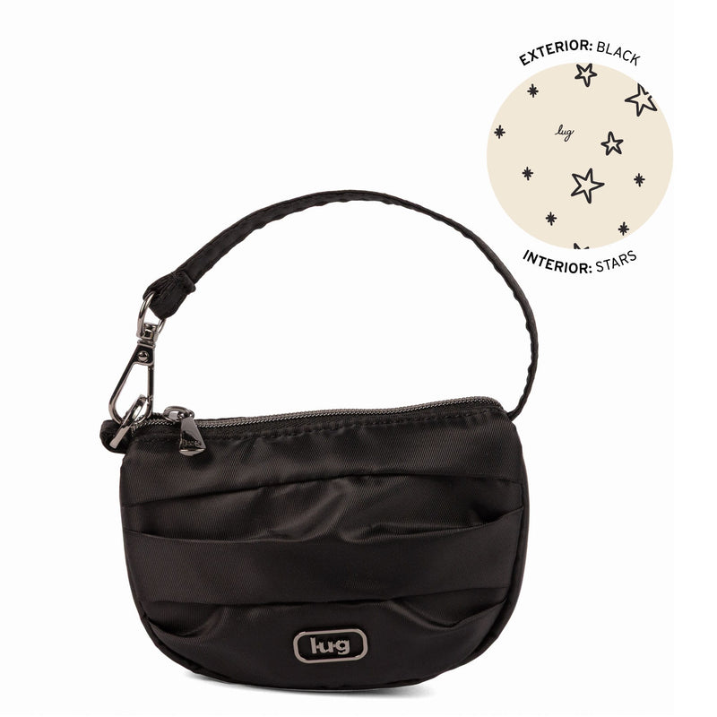 LUG - Disco Pleated Pouch Luggage & Bags BLACK 2