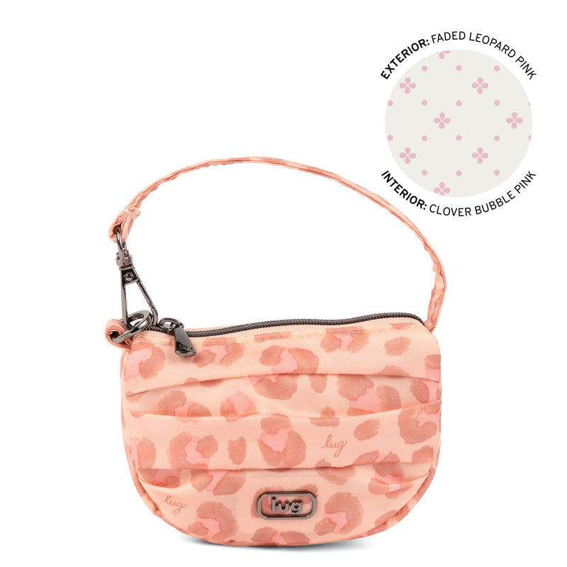 LUG - Disco Pleated Pouch Luggage & Bags FADED LEOPARD PINK