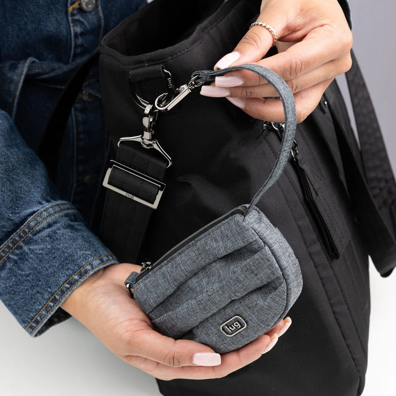 LUG - Disco Pleated Pouch Luggage & Bags MACADAMIA