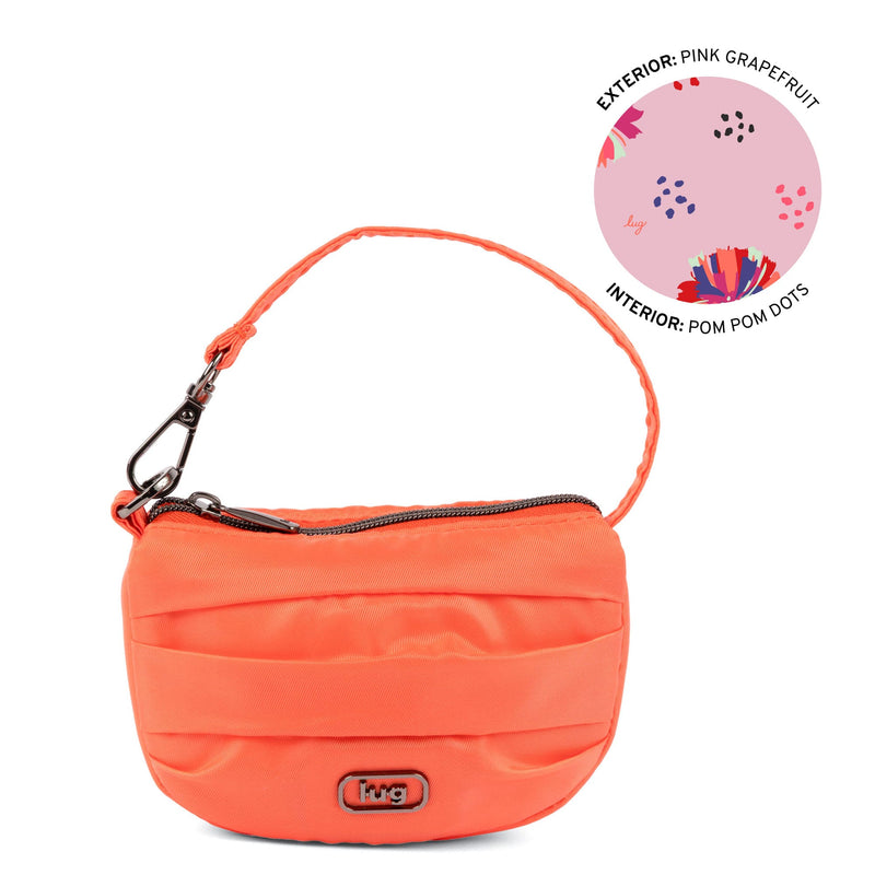 LUG - Disco Pleated Pouch Luggage & Bags PINK GRAPEFRUIT