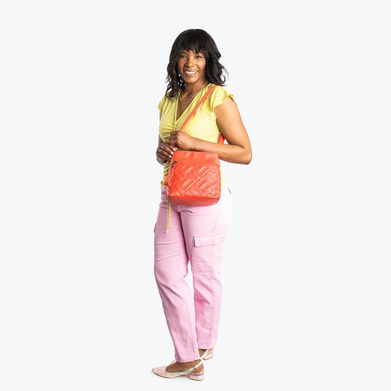 LUG - Double Dip Satin Luxe VL Crossbody Bag