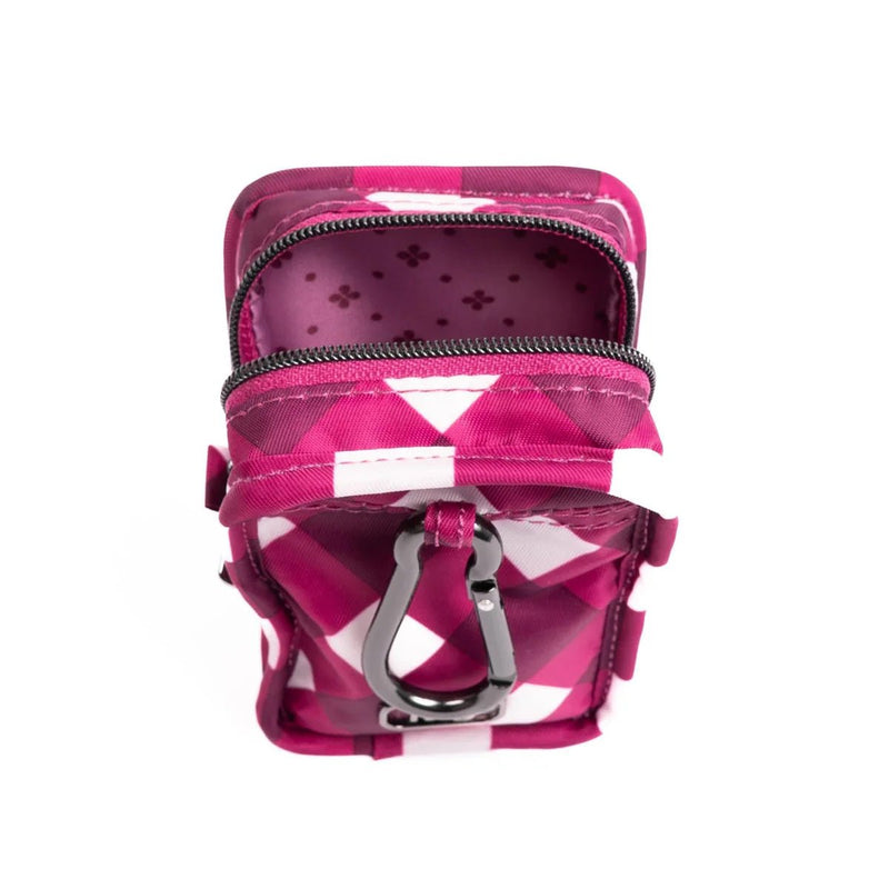 LUG - Embroidered Drizzle Zip Storage Pouch Luggage & Bags GINGHAM BERRY