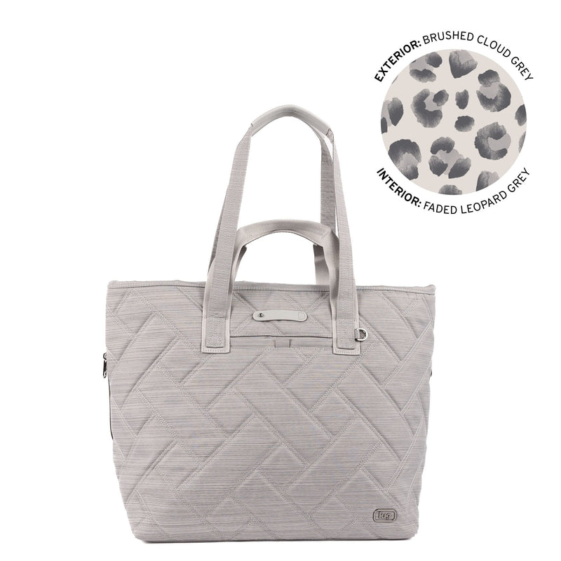 LUG - Ferry XL SE Expandable Carry - All with Charm Bar Luggage & Bags BRUSHED CLOUD GREY