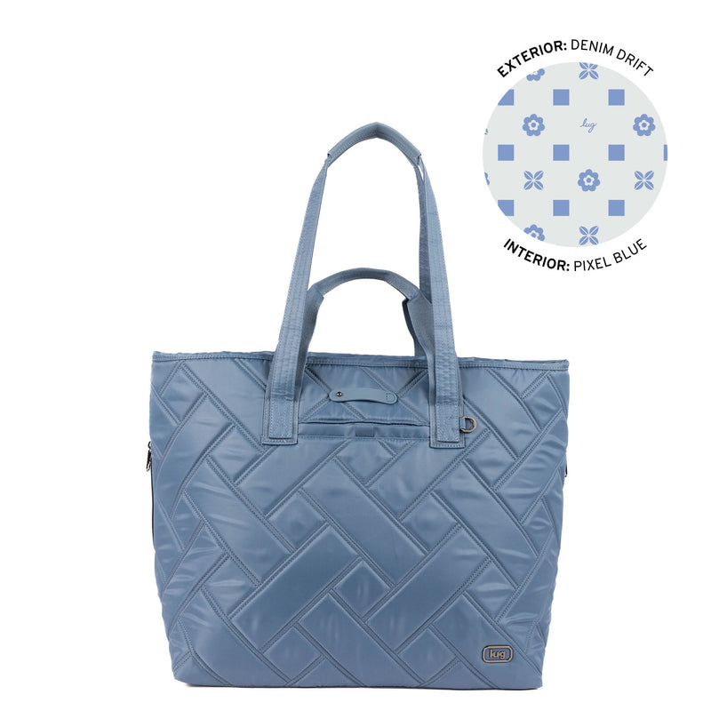 LUG - Ferry XL SE Expandable Carry - All with Charm Bar Luggage & Bags DENIM DRIFT