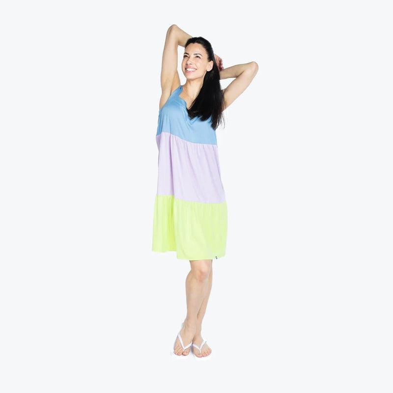 LUG - Flare Colorblock Dress