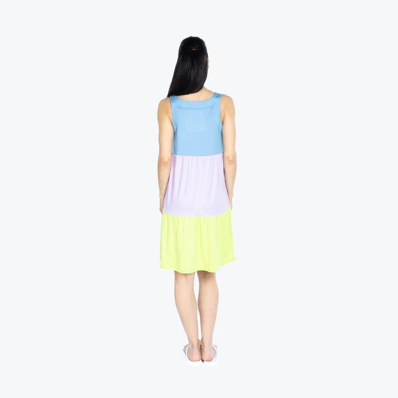 LUG - Flare Colorblock Dress