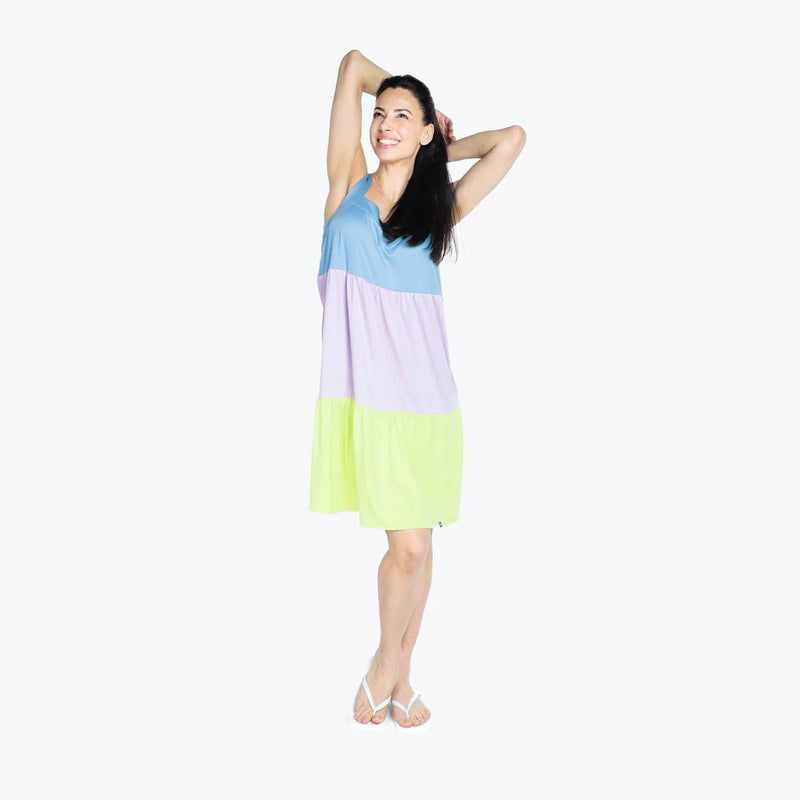 LUG - Flare Colorblock Dress