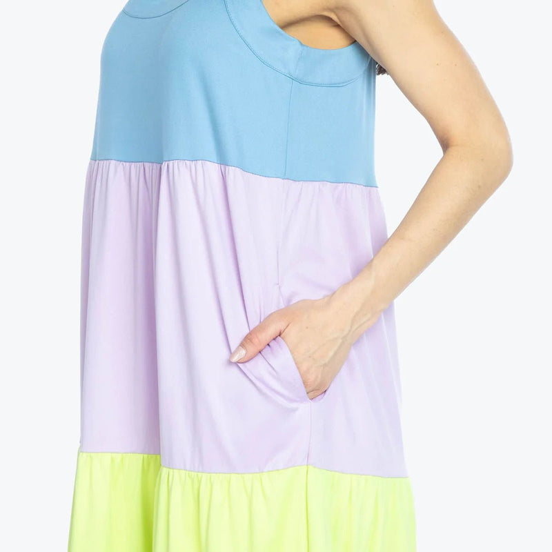 LUG - Flare Colorblock Dress