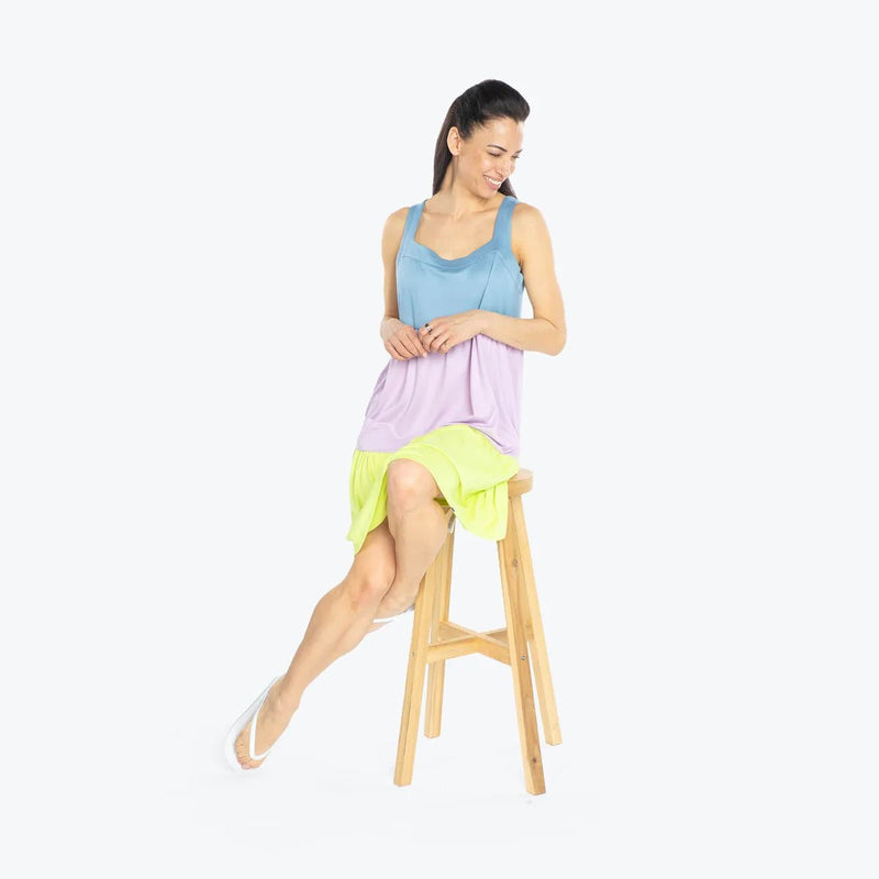 LUG - Flare Colorblock Dress