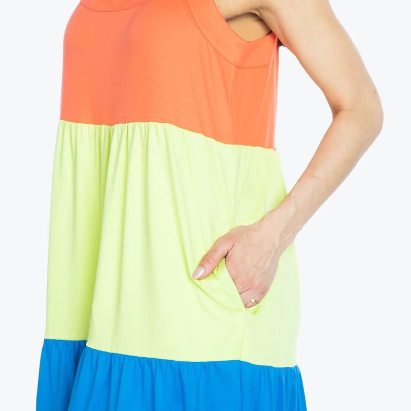 LUG - Flare Colorblock Dress