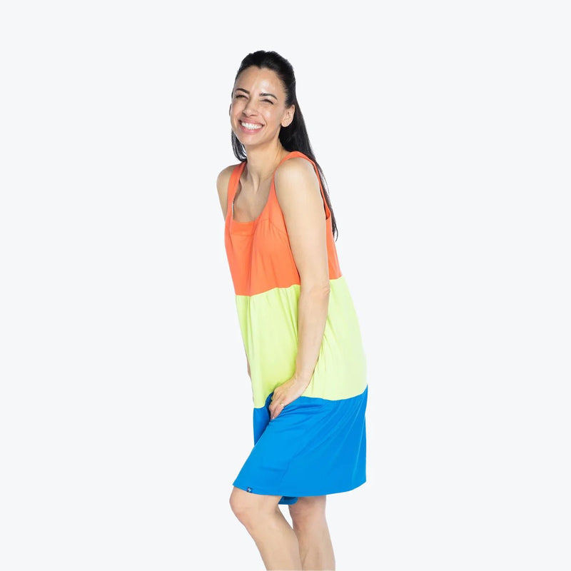 LUG - Flare Colorblock Dress