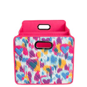 LUG - Flatbed 2 Collapsible Organizer Luggage & Bags HEART IKAT MULTI