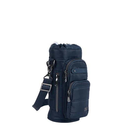 LUG - Huggie Wide Crossbody Water Bottle Holder with Charm Bar Luggage & Bags Indigo