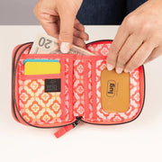 LUG - Splits 2 Compact RFID Wallet Luggage & Bags POWERFUL PINK