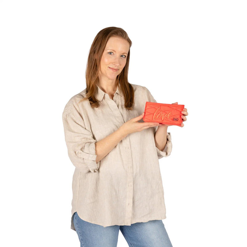 LUG - Sweep Slim Flap Wallet Luggage & Bags PINK GRAPEFRUIT