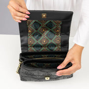 LUG - Wicked x Lug Plié Satin Luxe VL Crossbody Bag Luggage & Bags OZ BLACK