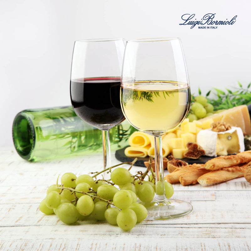 Luigi Bormioli - 12 75 oz Chardonnay White Wine Glasses (Set of 4) Crescendo