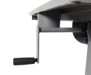 Luxor - Mobile Standing Desk / Lectern with Adjustable Height & Foot Pedal Office Supplies