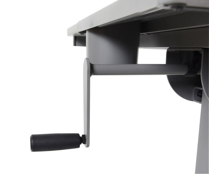 Luxor - Mobile Standing Desk / Lectern with Adjustable Height & Foot Pedal Office Supplies