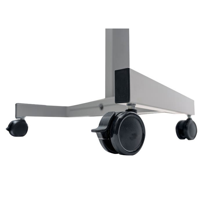 Luxor - Mobile Standing Desk / Lectern with Adjustable Height & Foot Pedal Office Supplies