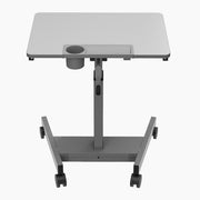 Luxor - Mobile Standing Desk / Lectern with Adjustable Height & Foot Pedal Office Supplies