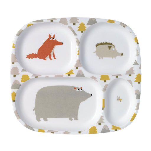 Maison Petit Jour - 4 - Compartment Serving Tray - Aventure - Multicolor Home & Kitchen
