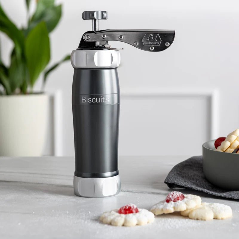 Marcato - Design Cookie Press for Biscuits and Decorative Pastry Shapes Home & Kitchen powder - pink