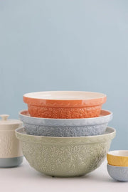 MASON CASH - ROOST MIX BOWL 9.75" - 2 L| Orange Home & Kitchen
