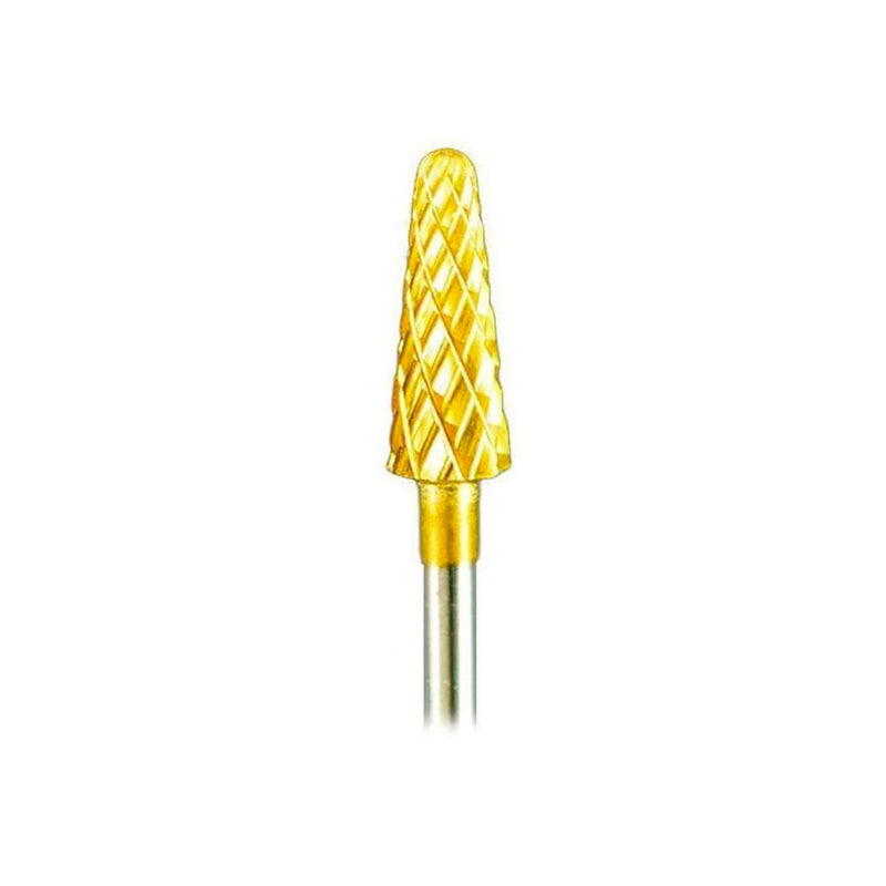 Medicool - CC3 Gold Carbide Cone Nail Drill Bit | Medium Grit – Product view