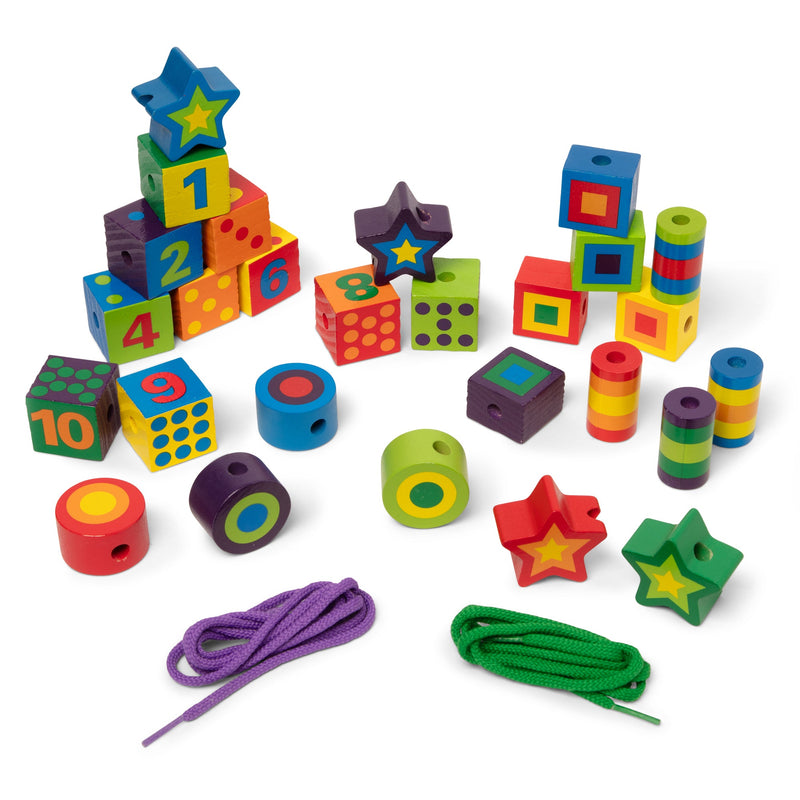 Melissa & Doug - Lacing Beads Toys & Games