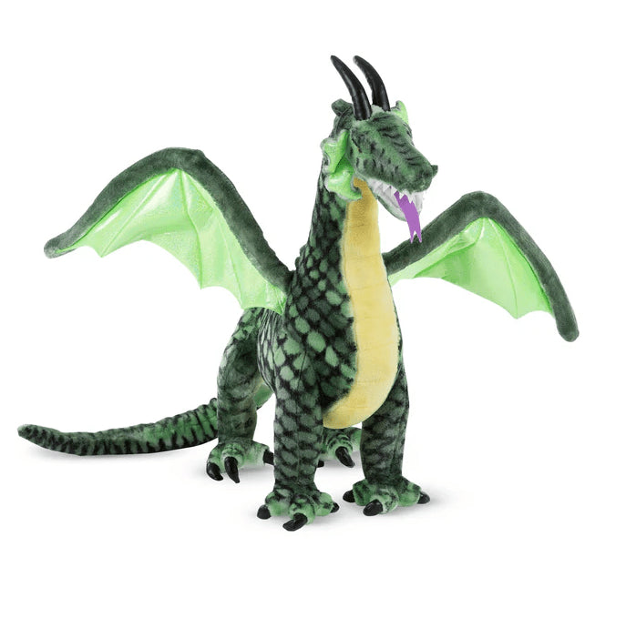 Melissa & Doug - M&D Winged Dragon - Lifelike Plush Stuffed Animal Toys & Games