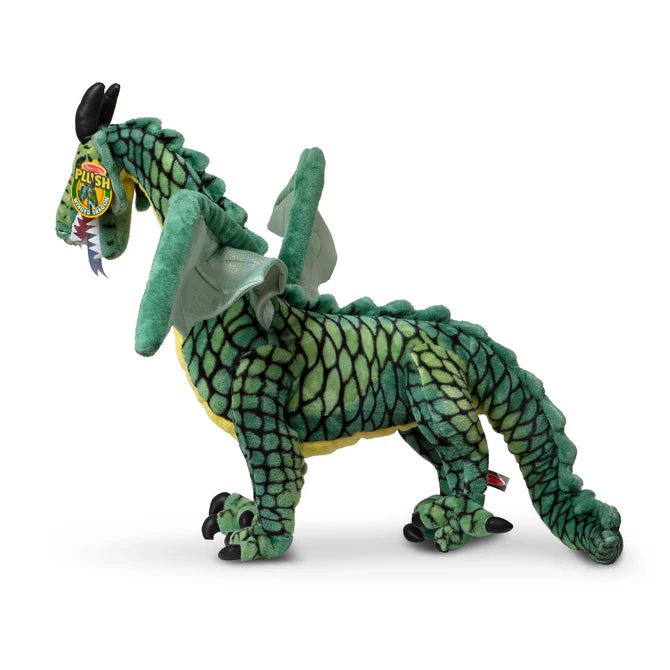 Melissa & Doug - M&D Winged Dragon - Lifelike Plush Stuffed Animal Toys & Games
