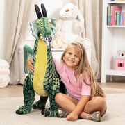 Melissa & Doug - M&D Winged Dragon - Lifelike Plush Stuffed Animal Toys & Games
