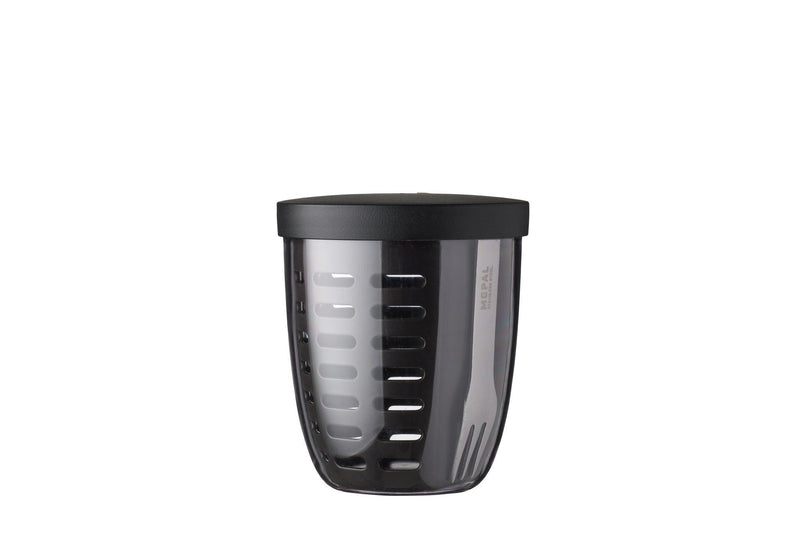 Mepal - Ellipse Fruit & Veggie Pot For Fresh Storage Home & Kitchen Nordic Black