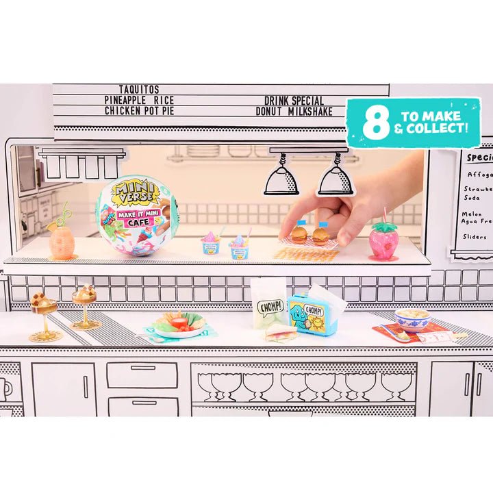 MGA Games - Miniverse - Make IT Mini Foods - Cafe in Series 5 Toys & Games