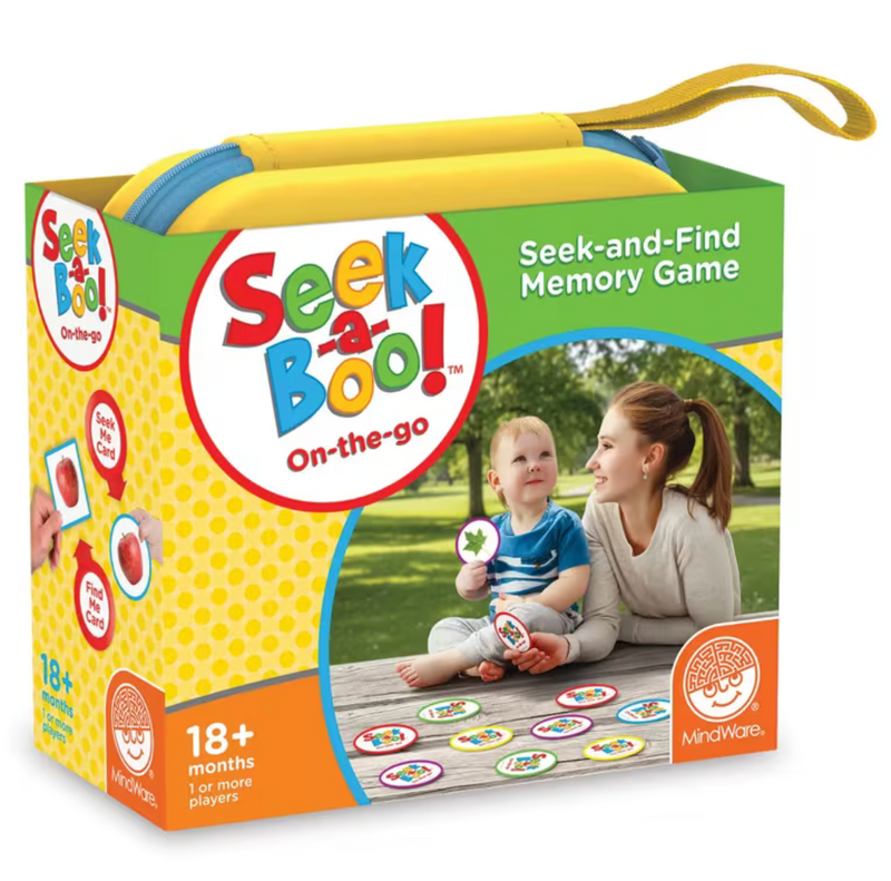 MindWare Seek-a-Boo On-the-Go travel memory game