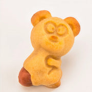 Bear-shaped baked snack made with the MOBI Bear Butt Bites mould