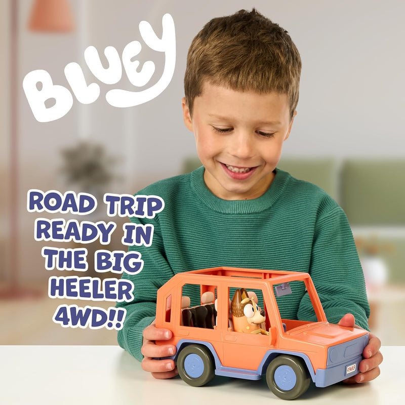 Moose Toys - BLUEY - S11 HEELER FAMILY ROAD TRIP 4WD VEHICLE Toys & Games