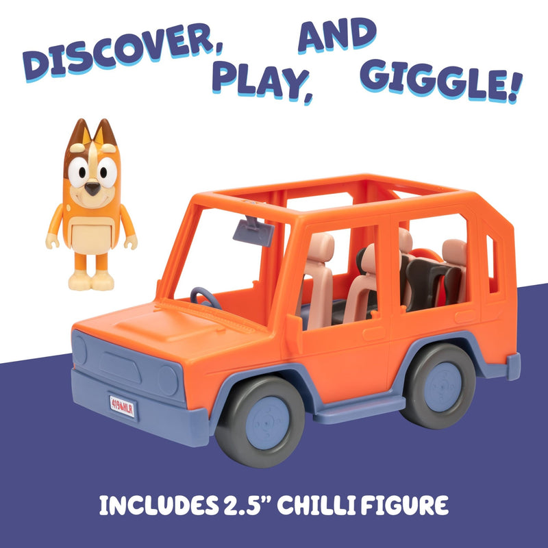 Moose Toys - BLUEY - S11 HEELER FAMILY ROAD TRIP 4WD VEHICLE Toys & Games