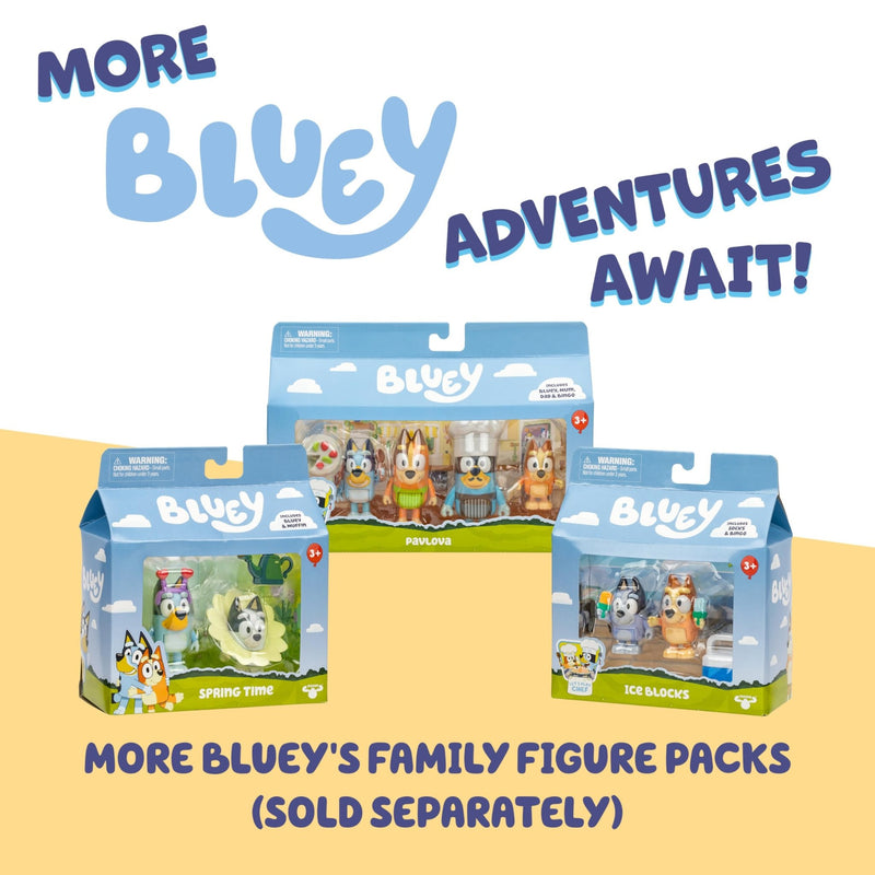 Moose Toys - BLUEY - S11 HEELER FAMILY ROAD TRIP 4WD VEHICLE Toys & Games