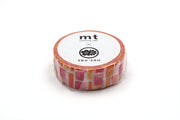 MT TAPES - Washi Tape 15mm x 7m Decorative Tape Arts & Crafts With Flowers
