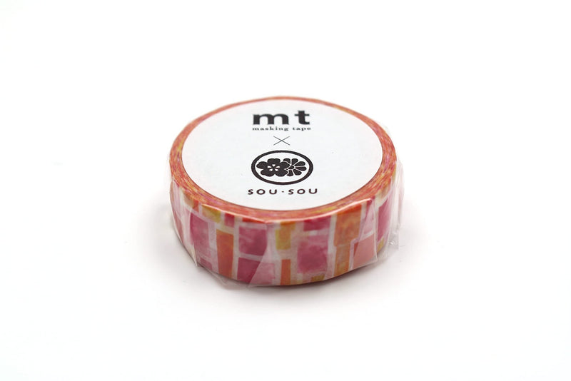 MT TAPES - Washi Tape 15mm x 7m Decorative Tape Arts & Crafts With Flowers