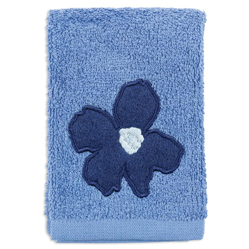 MUkitchen Periwinkle Floral SCRUBSY Cloth – unpackaged product detail