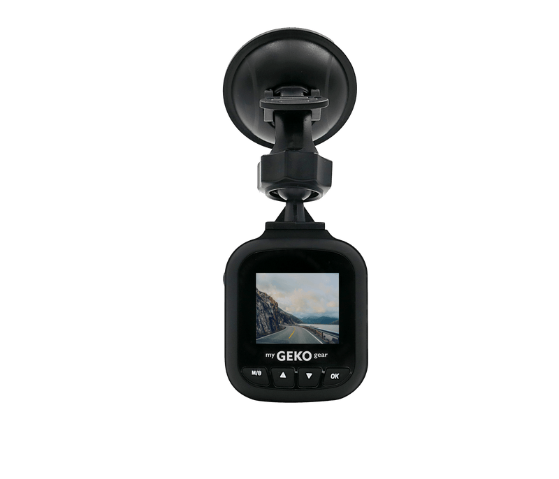 myGEKOgear - Dashcam - Orbit 130 1080p HD 120 Degree Wide Angle G - Sensor 8GB MicroSD Included (support up to 32GB) - Black Cameras & Optics