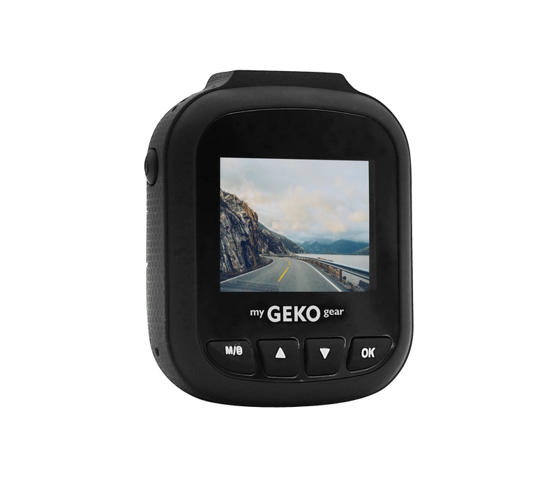 myGEKOgear - Dashcam - Orbit 130 1080p HD 120 Degree Wide Angle G - Sensor 8GB MicroSD Included (support up to 32GB) - Black Cameras & Optics