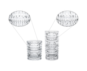 Nachtmann - Ethno - Tumbler & Long Drink Glass Set (12-Piece Set) - design detail