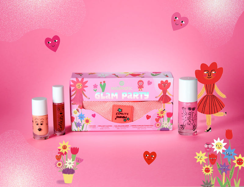 Nailmatic - Kids - Glam Party Makeup Gift Set with Belt Bag - product view