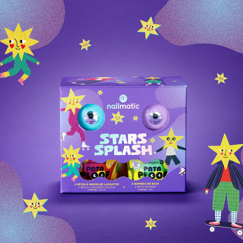 Nailmatic - Kids - Stars Splash Bath and Shower Gift Set - product view